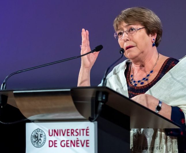 Michelle Bachelet, presidenta de Chile entre 2014 y 2018. EFE/ Martial Trezzini