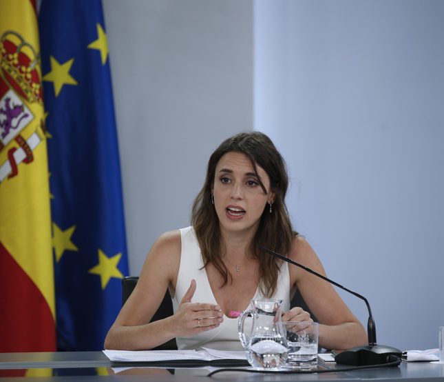 España bajas menstruación