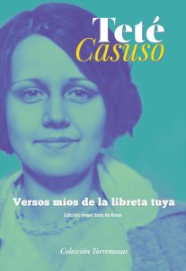 Portada del libro "Versos míos de la libreta tuya" de Teté Casuso. Foto: Torremozas