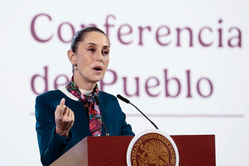 La presidenta de México pide tipificar el delito de violencia sexual con inteligencia artificial