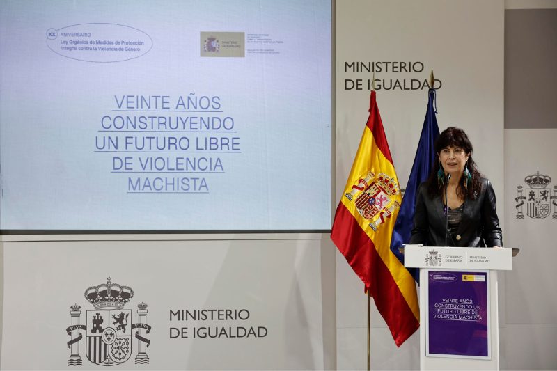 El ministerio de Igualdad de España conmemora los 20 años de la ley contra la violencia de género