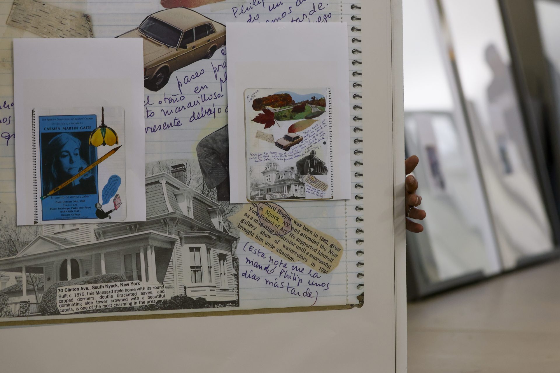 Montaje de la exposición 'Visión en Nueva York'. EFE/ Blanca Míllez