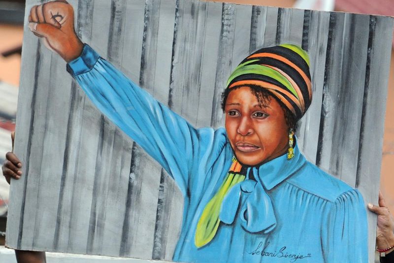 pintura Winnie Madikizela-Mandela