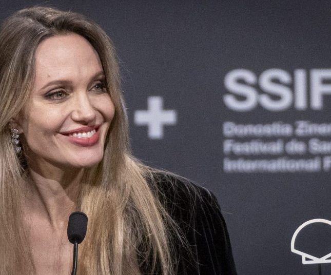 Angelina Jolie en el festival de cine de San Sebastián