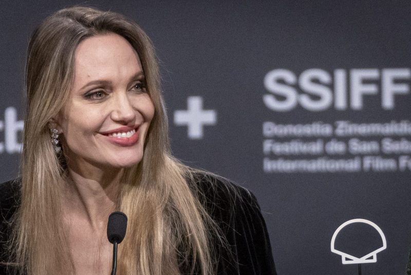 Angelina Jolie en el festival de cine de San Sebastián
