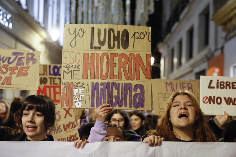 España violencia machista calle
