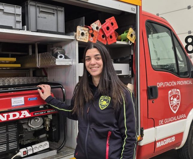 Silvia García bombera Guadalajara