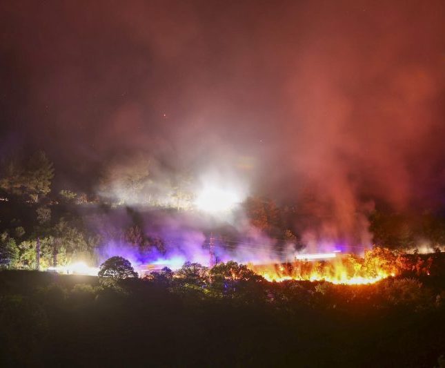 incendio lugo fuego naturaleza