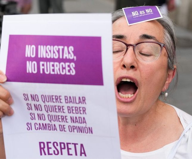 activista mujer no insistas no fuerces victimas violencia sexual ley si es si cartel 2023