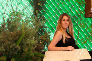 La cofundadora de La Cana, Mercedes Becker, posa durante una entrevista con EFE.